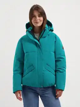 ANWB Travelin' Miro Dames Puffer winterjas Turkoois aanbieding