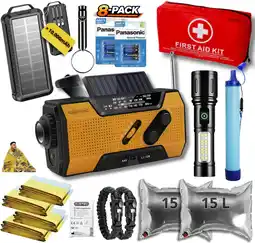 ANWB Noodradio Noodpakket L met Powerbank--Waterfilter Oranje aanbieding