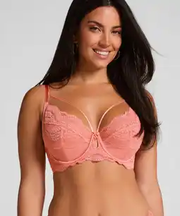 Hunkemoller Hunkemöller Niet-voorgevormde beugel bh Robijn Roze aanbieding