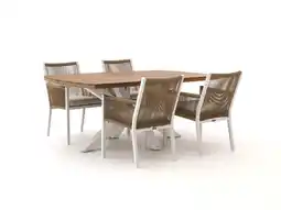 Kees Smit Manifesto Rivola/Induno Deens Ovaal 180cm dining tuinset 5-delig aanbieding