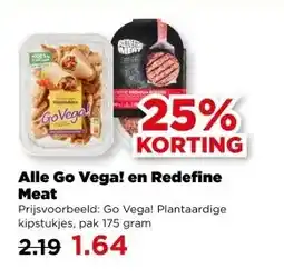 PLUS Alle Go Vega! en Redefine Meat aanbieding