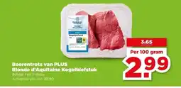 PLUS Boerentrots van PLUS Blonde d'Aquitaine Kogelbiefstuk aanbieding