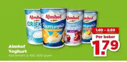 PLUS Almhof Yoghurt aanbieding