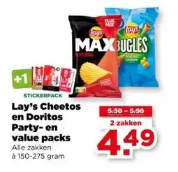 PLUS Lay's Cheetos en Doritos Party-en value aanbieding