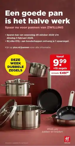 PLUS ZWILLING pannen aanbieding
