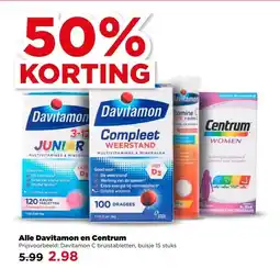 PLUS Alle Davitamon en Centrum aanbieding