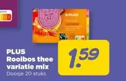 PLUS PLUS Rooibos thee variatie mix aanbieding