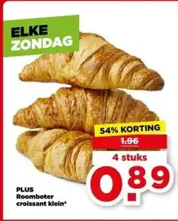 PLUS PLUS Roomboter croissant klein aanbieding
