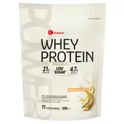 Kruidvat Kruidvat Essential Vanilla Whey Protein aanbieding