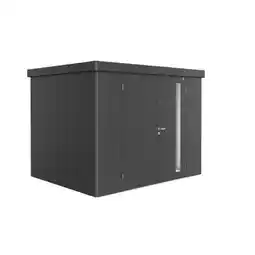 Praxis Biohort Metalen Tuinhuis Neo - Donkergrijs Metallic - 292x236cm - Dubbele Deur aanbieding