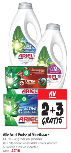 Jumbo Alle Ariel Pods of Vloeibaar aanbieding
