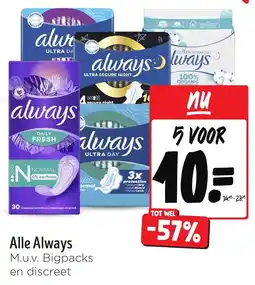 Jumbo Alle Always aanbieding