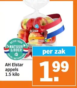 Albert Heijn AH Elstar appels aanbieding