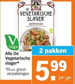 Albert Heijn Alle De Vegetarische slager aanbieding