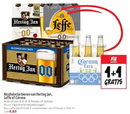 Jumbo Alcoholvrije bieren van Hertog Jan, Leffe of Corona aanbieding