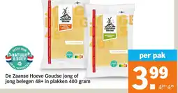 Albert Heijn De Zaanse Hoeve Goudse jong of jong belegen 48+ in plakken aanbieding