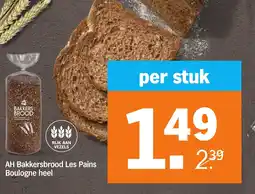 Albert Heijn AH Bakkersbrood Les Pains Boulogne heel aanbieding