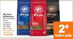 Albert Heijn Alle Perla koffiebonen aanbieding