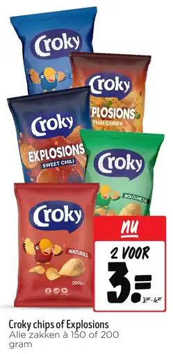 Jumbo Croky Chips of Explosions aanbieding