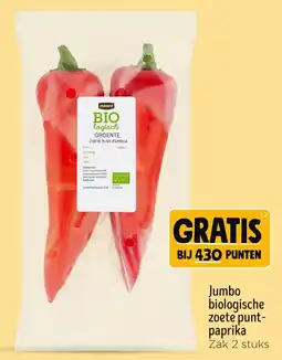 Jumbo Jumbo biologische zoete Punt Paprika aanbieding