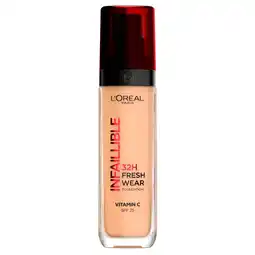 Kruidvat L'Oréal Paris Infaillible 200 32H Fresh Wear Foundation aanbieding