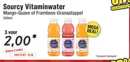 Budget Food Sourcy Vitaminwater aanbieding