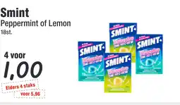 Budget Food Smint Peppermint of Lemon aanbieding