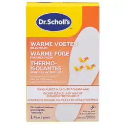 Kruidvat Dr. Scholl's Warme Voeten Inlegzolen aanbieding