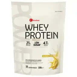 Kruidvat Kruidvat Essential Banana Whey Protein aanbieding