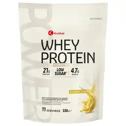 Kruidvat Kruidvat Essential Banana Whey Protein aanbieding