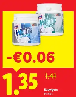 Lidl Kauwgom aanbieding