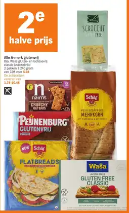 Albert Heijn Alle A-merk glutenvrij aanbieding