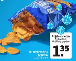 Albert Heijn AH Ribbelchips paprika aanbieding