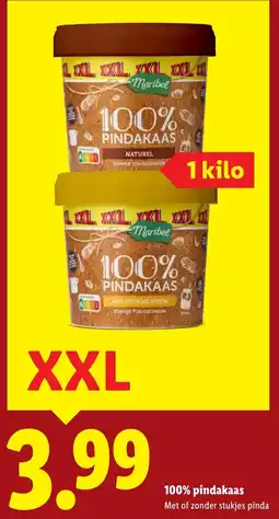 Lidl 100% Pindakaas XXL aanbieding