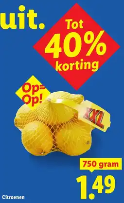 Lidl Citroenen aanbieding