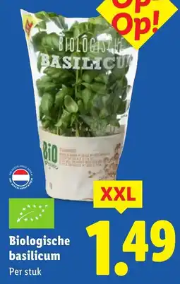 Lidl Biologische Basilicum XXL aanbieding