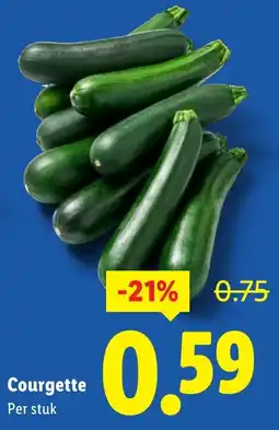 Lidl Courgette aanbieding