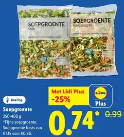 Lidl Soepgroente aanbieding