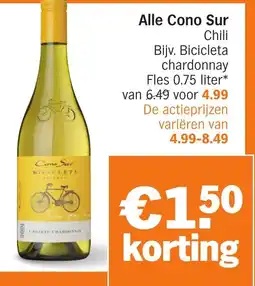 Albert Heijn Alle Cono Sur aanbieding