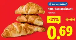 Lidl Ham kaascroissant aanbieding