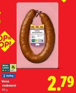 Lidl Verse Rookworst aanbieding