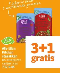 Albert Heijn Alle Ella's Kitchen stazakken aanbieding