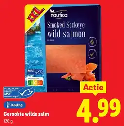 Lidl Gerookte wilde Zalm aanbieding