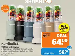 Albert Heijn nutribullet 900 Pro Exclusive All aanbieding