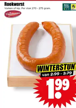 Dirk Rookworst aanbieding