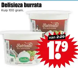 Dirk Delisioza burrata aanbieding