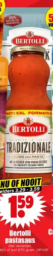 Dirk Bertolli pastasaus aanbieding