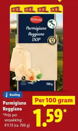 Lidl Parmigiano Reggiano aanbieding