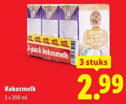 Lidl Kokosmelk aanbieding