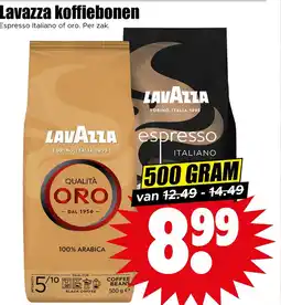 Dirk Lavazza koffiebonen aanbieding